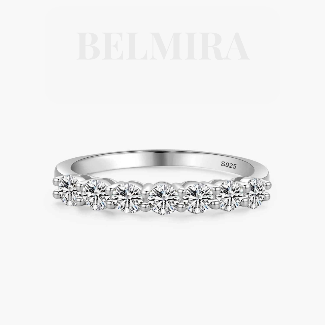 Anel Belmira Lumina – Prata 925 com Zircônias Brilhantes
